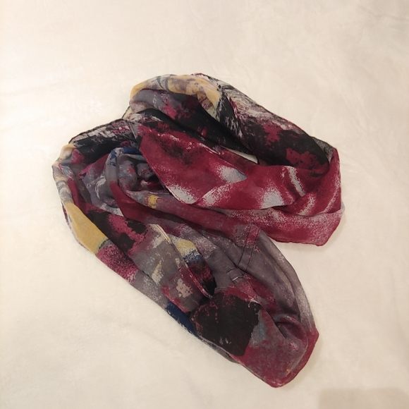2 for $25 | Multi-color infinity scarf - Picture 3 of 3